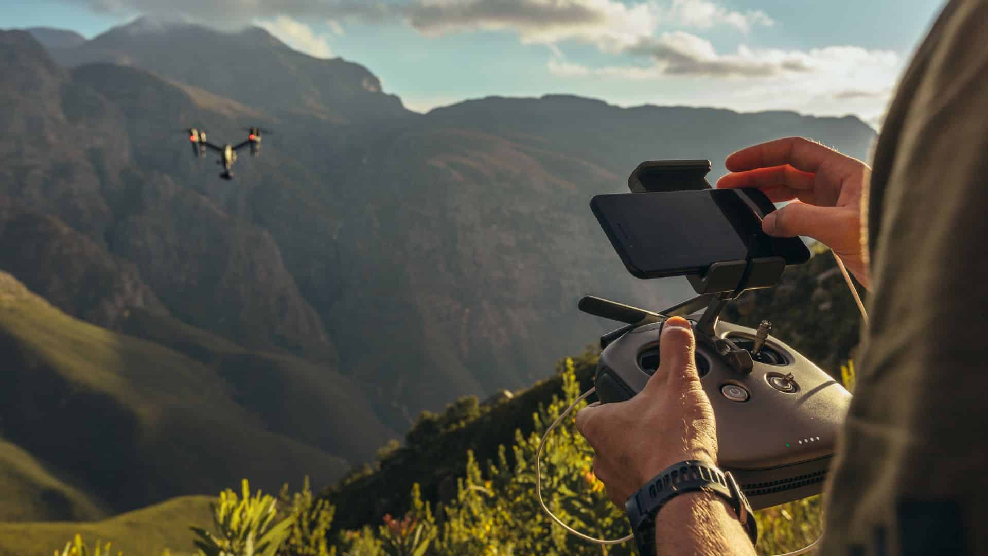voler avec un drone