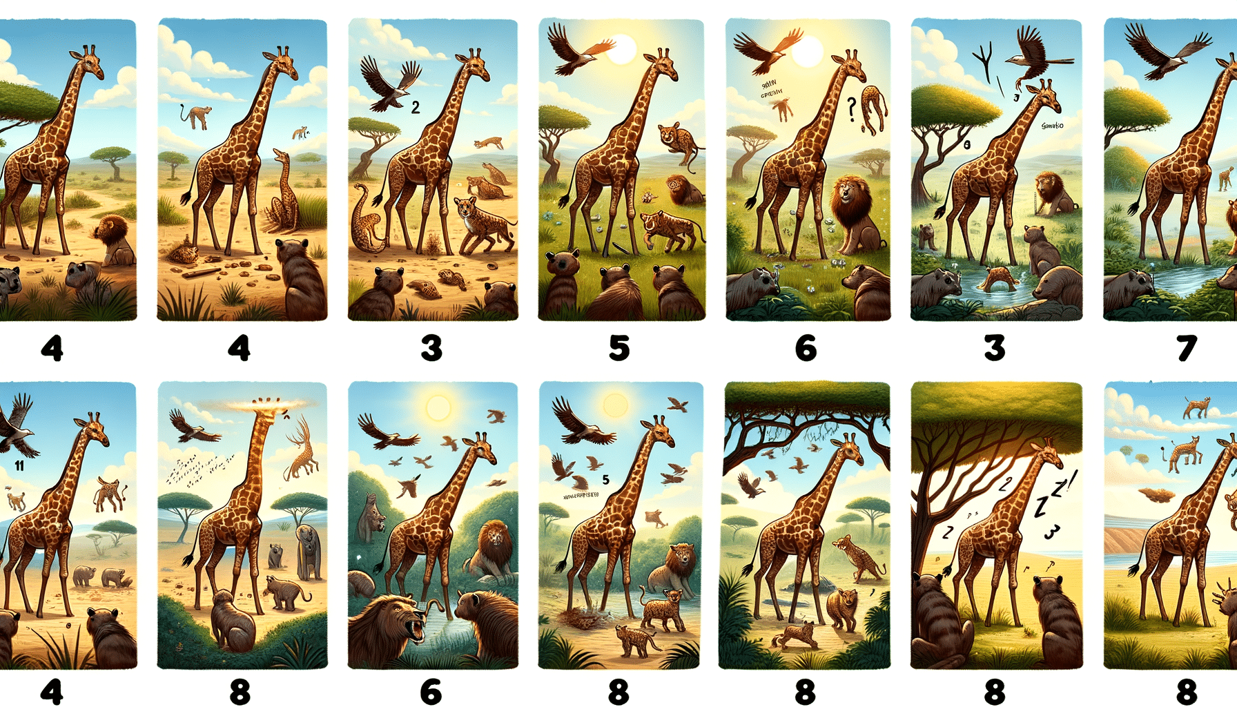 découvrez huit anecdotes insolites sur les stratégies de protection des girafes contre les prédateurs. des informations fascinantes sur ces animaux impressionnants !