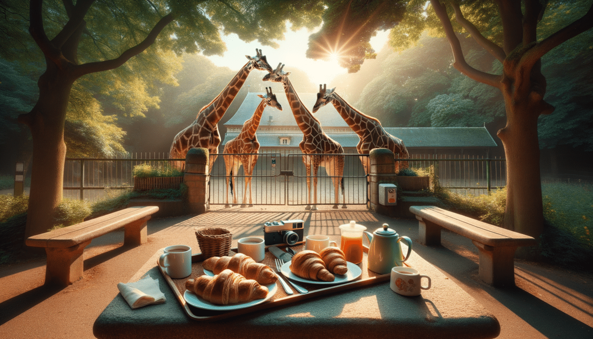 découvrez une expérience unique en prenant votre petit déjeuner au milieu des girafes au parc zoologique de paris. réservez dès maintenant !